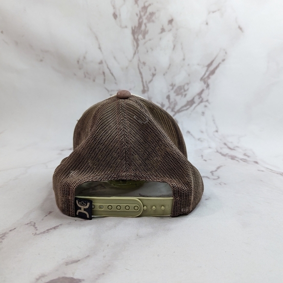 Hooey Trucker Hat Snap Back Mesh Brown White Original Classic O Embroide… - Picture 4 of 9